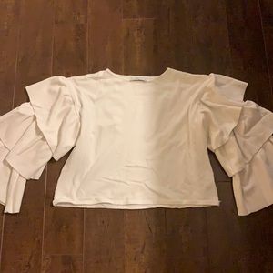 White Zara blouse